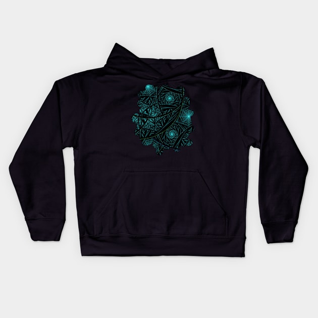 The Dark Web Kids Hoodie by lyle58